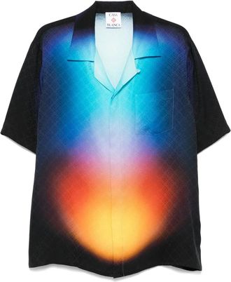 Casablanca Blouse met kleurverloop - Blauw