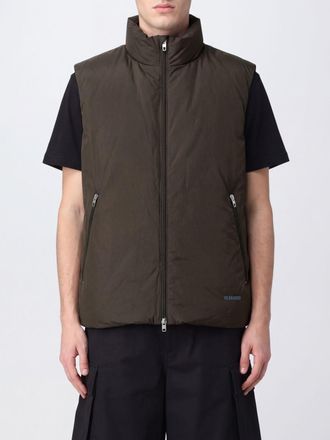 Jil Sander Ghost Capsule Padded Nylon Gilet with High Neck and Zip Closure