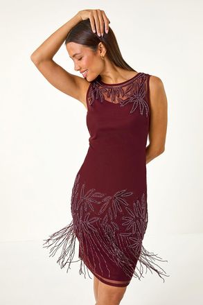 Roman Embellished Flapper Dress