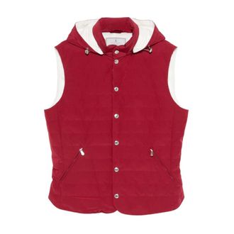 Brunello Cucinelli Hombre, Chaquetas, Rojo, Talla: M