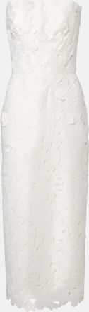 Costarellos Lace bustier gown