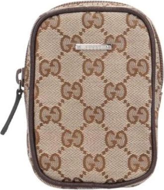 Gucci Pre-owned Bags, female, Beige, Size: ONE SIZE Pre-owned Vintage Bag