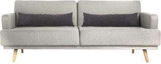 Atmosphera Sofá convertible Jack gris 3 plazas Atmosphera créateur dintérieur