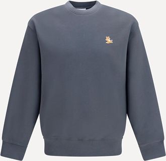 Maison Kitsun&eacute; Comfort Chillax Fox crewneck Sweatshirt Male XS