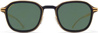 Mykita Fir Polarized 585 Mens Sunglasses Black Size 47