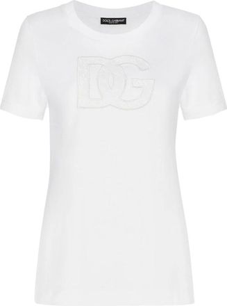 Dolce & Gabbana Mujer, Camisetas, Blanco, Talla: XL