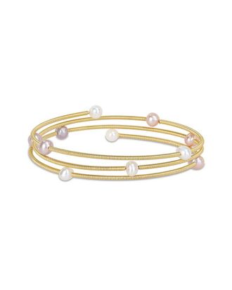 Rina Limor 4.5-5Mm Pearl Coil Bangle