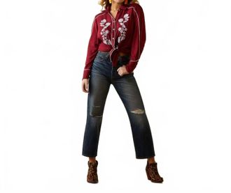 Ariat Ultra High Rise Tomboy Straight Jean In Bora Bora