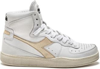 Diadora Premium Stone Wash Sneakers - Dames - Sneakers - Wit - 37 EU - Katoen - Schoenen