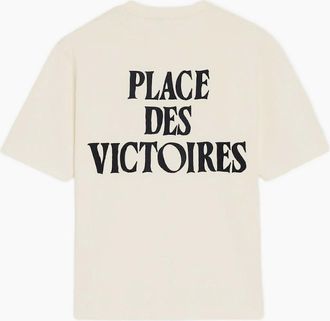 Ami Mens Ami Paris Logo Print T Shirt - White - Size: 38