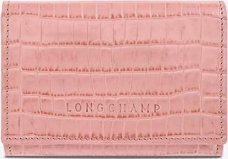 Longchamp Portemonnaie aus Leder in Krokodiloptik Pocket