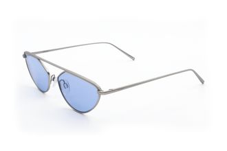 DKNY Womens 55 mm Silver Sunglasses
