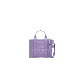 Marc Jacobs Leather Small Tote Bag - Dames - Shoppers - Paars - ONE Size - Leer - Tassen