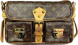 Louis Vuitton Pre-owned Cross Body Bags, female, Brown, Size: ONE SIZE Pre-owned Canvas Cross Body Bag