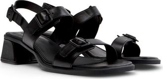 Camper Kora Buckle Sandal in Black at Nordstrom, Size 39
