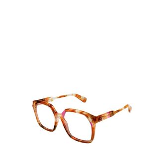 Chlo&eacute; Glasses, female, Brown, Size: 53 MM Square Frame