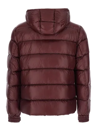 H&egrave;SKIMO Short Quilted Down Down Jacket - Bordeaux