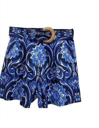 Borgo De Nor Womens Gwen Floral Shorts In Botanical Tile