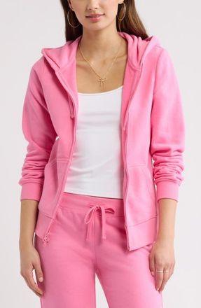 BP. Slim Fit Zip Hoodie in Pink Aurora at Nordstrom, Size Xx-Small