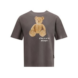 Palm Angels Tops, Heren, Grijs, XS, Shirts