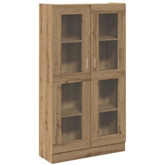 vidaXL Aparador Alto Madera Ingenier&iacute;a Roble Artisan 82,5x30,5x150 Cm Vidaxl