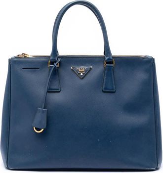 Prada Pre-owned Prada Large Saffiano Lux Galleria Double Zip Tote Ladies HE5JGFG22R329GHS