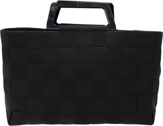 Ferragamo Vintage Handbag Canvas Canvas Handbag (Pre-Owned)