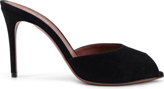 PARIS TEXAS Vera Open Toe Mule 85 - Dames - Muiltjes - Zwart - 36 EU - Schoenen