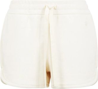 Jil Sander Katoenen Shorts met Trekkoord - Dames - Bermuda - Beige - XS - Katoen - Korte Broeken