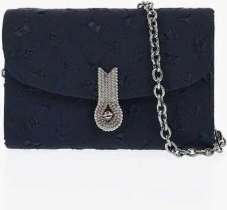 Amato Daniele Sangallo Lace Shoulder Bag QUEEN MID with Chain Strap size Unica