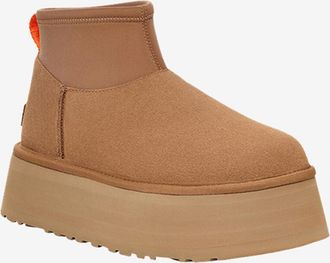 UGG Plateau-Stiefeletten aus Wildleder Classic Mini Dipper