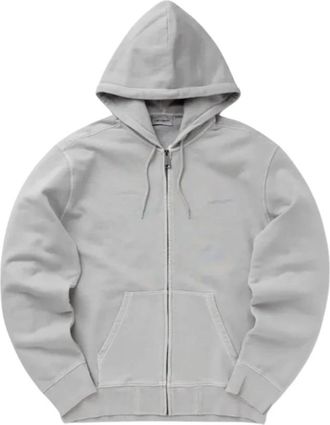 Carhartt Work in Progress Hooded Zip Sweatshirt - Heren - Vesten met rits - Grijs - L - Katoen - Hoodies & sweatvesten