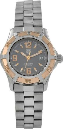 Tag Heuer Pre-owned Tag Heuer Professional Quartz Grey Dial Ladies Watch WN1351