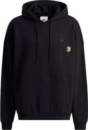 adidas Mens adidas originals x Melting Sadness Crossover Sports Hooded Pullover Long Sleeves Black HB6864