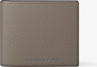 Michael Kors Hudson Pebbled Leather Billfold Wallet