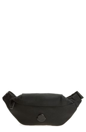 Moncler Small Durance Water Repellent Belt Bag in Black at Nordstrom