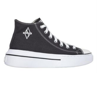 Skechers Vrouwen/dames Lace Up Trainers (Zwart, Wit)