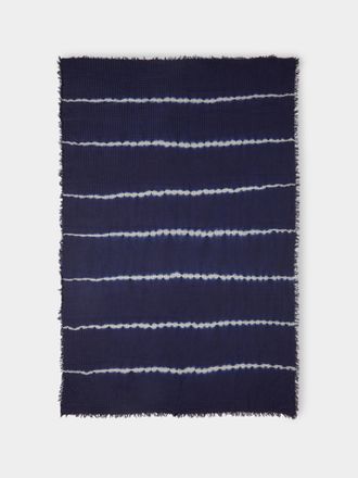 Suzusan Shibori Waffle Linen Bed Blanket (87in/2.2m)