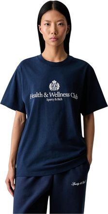 Sporty & Rich Donna, Top, Blu, M, new