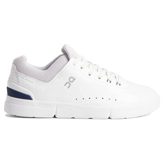 On The Roger Advantage Textile Synthetic Mens Low Top Trainers - White Ink - Size:UK 7