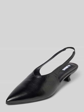 Alohas Pumps aus Leder mit elastischem Riemen Modell Eros in Black, Gr&ouml;&szlig;e 38