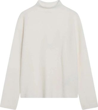 Max Mara Orlaya Turtleneck - Dames - Coltruien - Wit - L - Kasjmier - Truien & Vesten