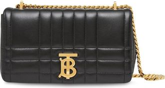 Burberry small quilted Lola bag - women - Lamb Skin/Cotton/Lamb Skin/Polyester - One Size - Black