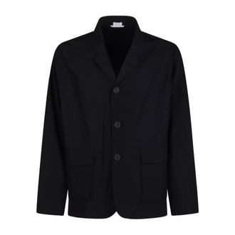 Thom Browne Blazers, male, Blue, Size: S Light Memory Tech Packable Sportcoat