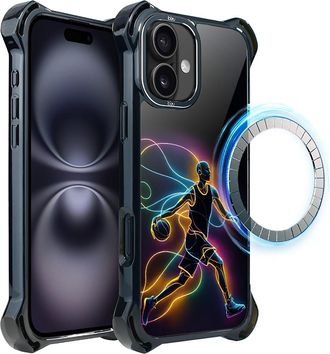 OEM Funda Ibizu Dropguard Ultra Para Iphone 16 Plus Con Magsafe, Electromove, Esp&iacute;ritu Del Baloncesto