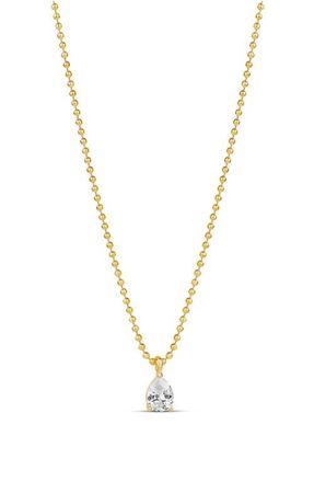 SHYMI Cubic Zirconia Pendant Necklace in Gold at Nordstrom, Size 16