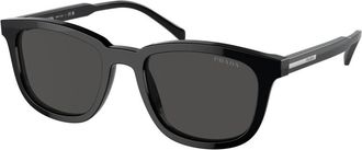 Prada Heren Zonnebrillen Collectie: 100% Polycarbonaat - Heren - Zonnebrillen - Zwart - 53 MM - Accessoires