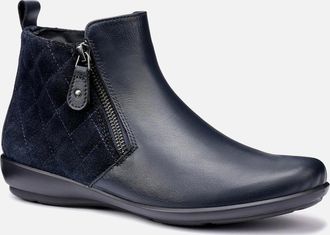 Hotter Womens Winchester Womens Biker Boots - Black - Size: 5.5