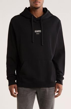AllSaints Burman Logo Hoodie in Jet Black at Nordstrom Rack, Size Xx-Large