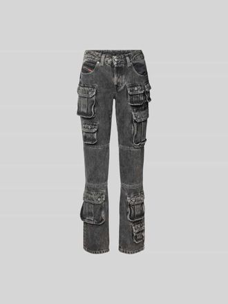 Diesel Cargohose in Denim-Optik in Mittelgrau, Gr&ouml;&szlig;e 24